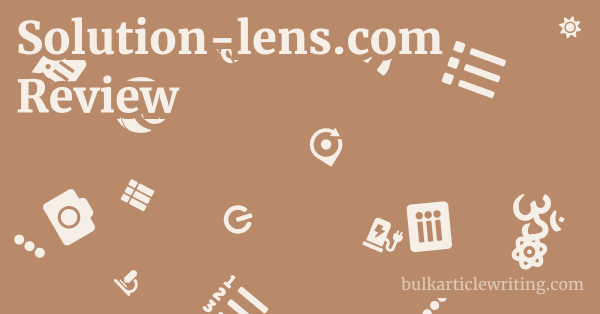 Solution-lens.com Review 1 by