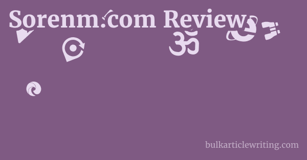 Sorenm.com Review 1 by