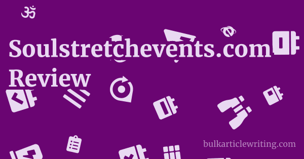 Soulstretchevents.com Review 1 by Partners
