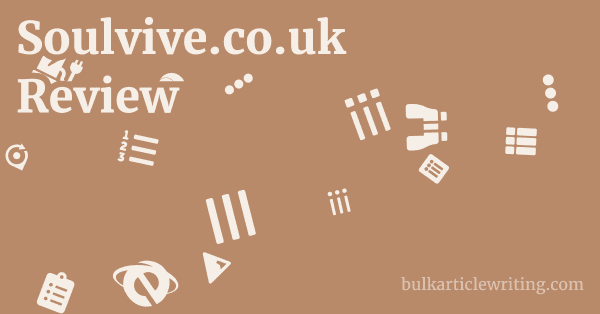 Soulvive.co.uk Review 1 by Partners