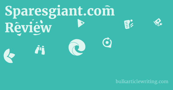 Sparesgiant.com Review 1 by Partners