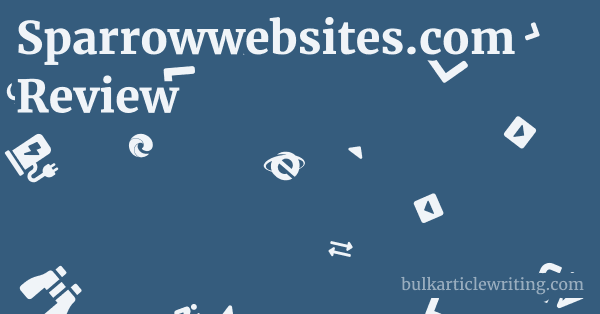 Sparrowwebsites.com Review 1 by