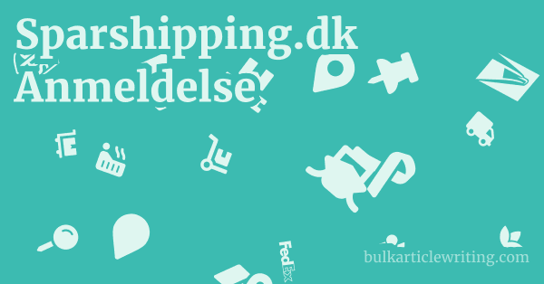 Sparshipping.dk Anmeldelse