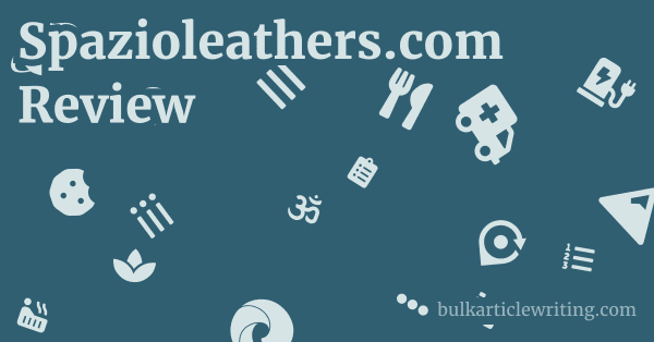 Spazioleathers.com Review 1 by Partners