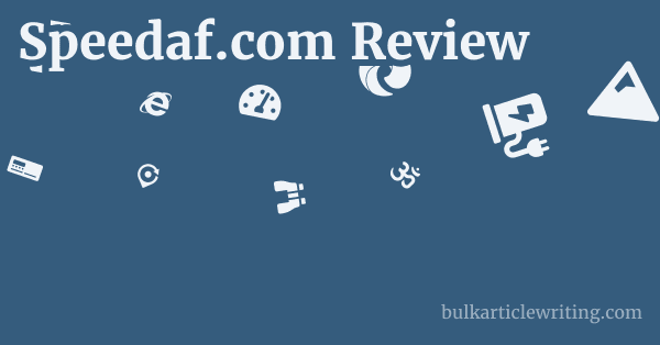 Speedaf.com Review 1 by