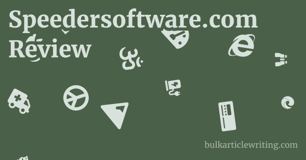 Speedersoftware.com Review 1 by