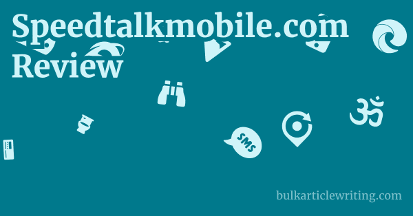 Speedtalkmobile.com Review 1 by