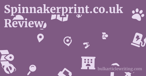 Spinnakerprint.co.uk Review 1 by