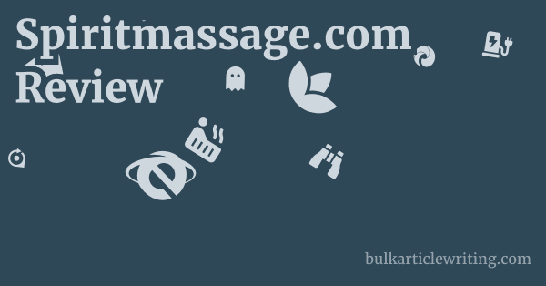 Spiritmassage.com Review 1 by