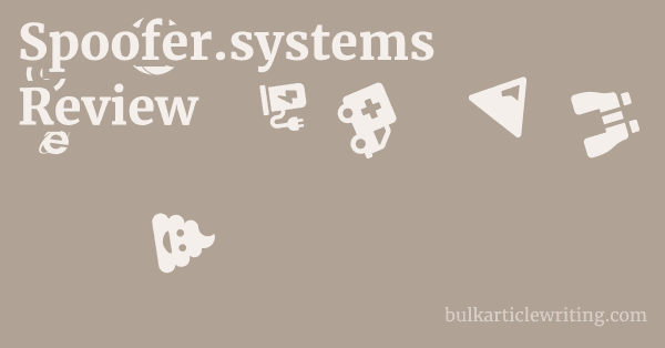 Spoofer.systems Review 1 by