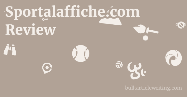 Sportalaffiche.com Review 1 by