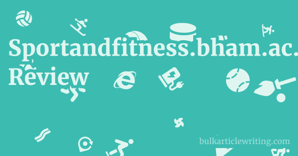Sportandfitness.bham.ac.uk Review 1 by