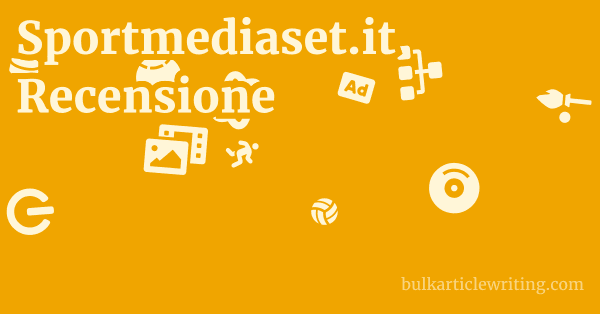 Sportmediaset.it Recensione 1 by