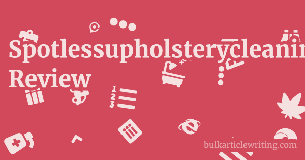 Spotlessupholsterycleaning.com.au Review 1 by