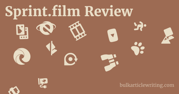 Sprint.film Review 1 by