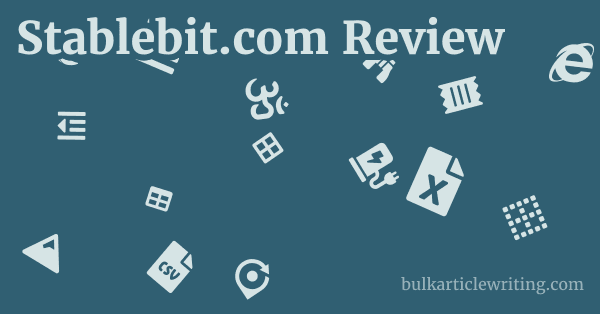 Stablebit.com Review 1 by
