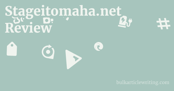 Stageitomaha.net Review 1 by