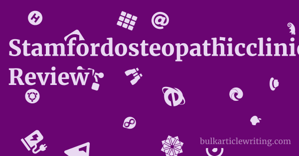 Stamfordosteopathicclinic.co.uk Review 1 by