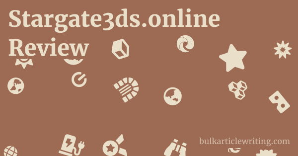 Stargate3ds.online Review 1 by