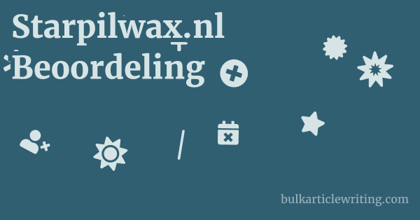 Starpilwax.nl Beoordeling 1 by