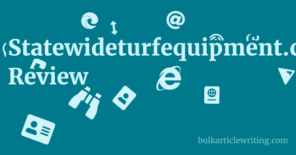 Statewideturfequipment.com Review 1 by