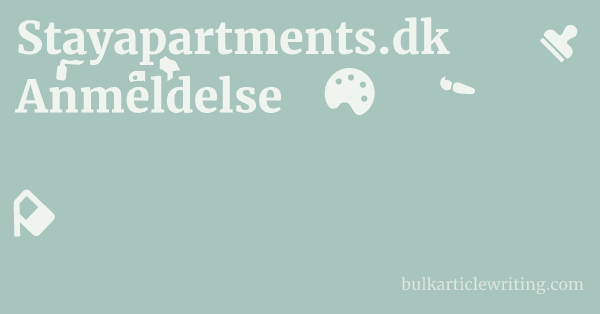 Stayapartments.dk Anmeldelse 1 by