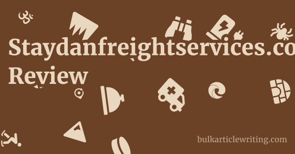 Staydanfreightservices.com Review 1 by