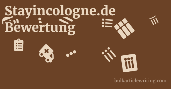 Stayincologne.de Bewertung 1 by
