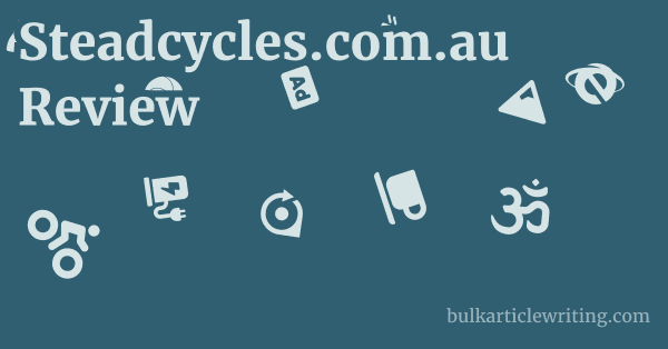 Steadcycles.com.au Review 1 by