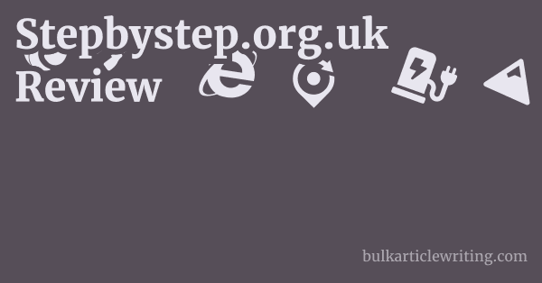 Stepbystep.org.uk Review 1 by Partners