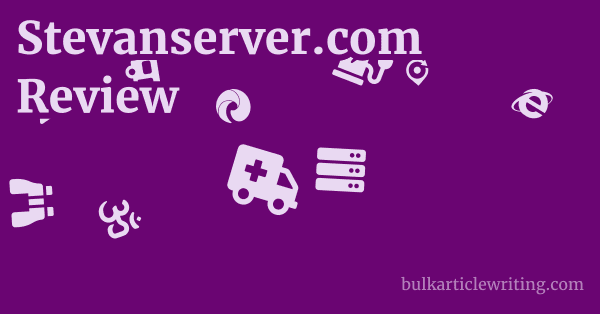 Stevanserver.com Review 1 by Partners