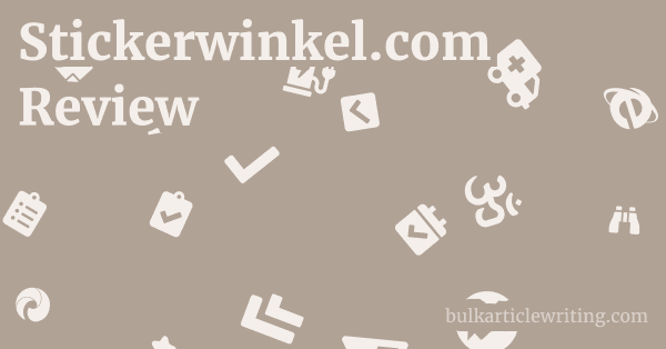 Stickerwinkel.com Review 1 by