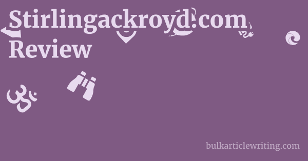 Stirlingackroyd.com Review 1 by Partners