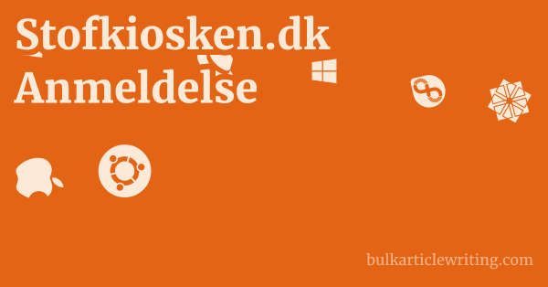 Stofkiosken.dk Anmeldelse 1 by Partners