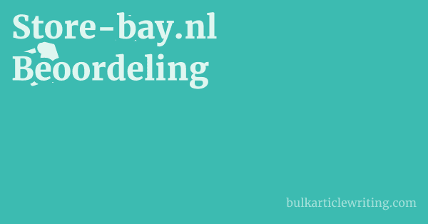 Store-bay.nl Beoordeling 1 by