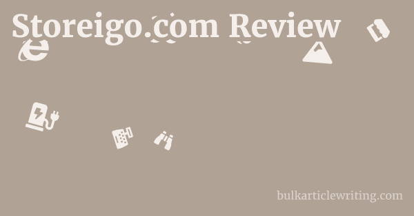 Storeigo.com Review 1 by