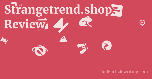 Strangetrend.shop Review 1 by