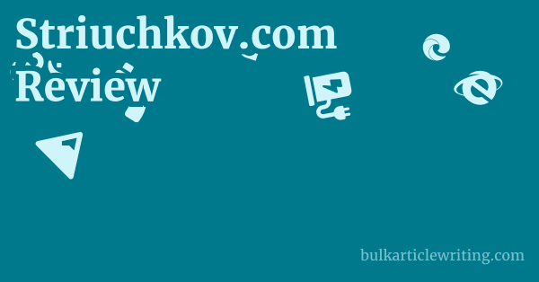 Striuchkov.com Review 1 by Partners