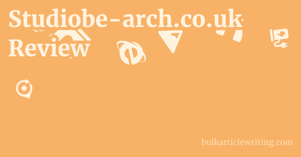 Studiobe-arch.co.uk Review 1 by