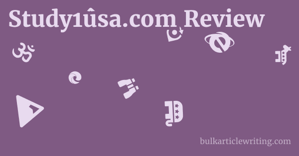 Study1usa.com Review 1 by