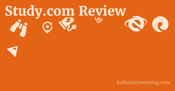 Study.com Review 1 by