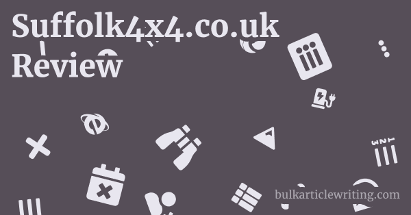 Suffolk4x4.co.uk Review 1 by