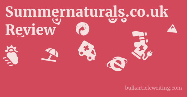 Summernaturals.co.uk Review 1 by