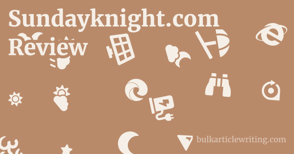 Sundayknight.com Review 1 by