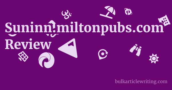 Suninn.miltonpubs.com Review 1 by
