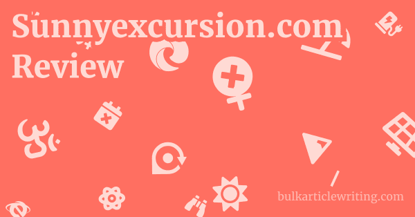 Sunnyexcursion.com Review 1 by Partners