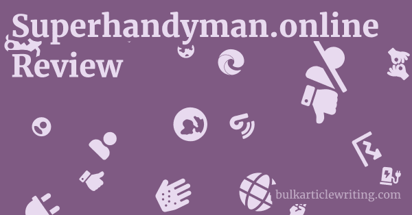 Superhandyman.online Review 1 by