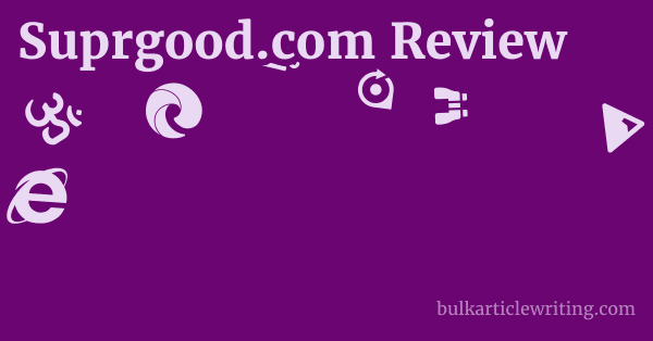 Suprgood.com Review 1 by