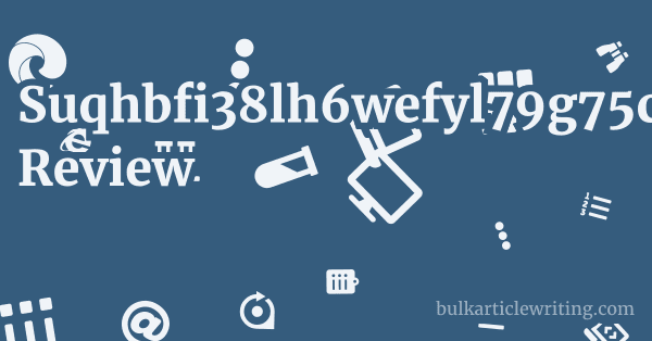 Suqhbfi38lh6wefyl79g75cktbz1nq.burpcollaborator.net Review 1 by