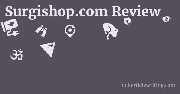 Surgishop.com Review 1 by Partners